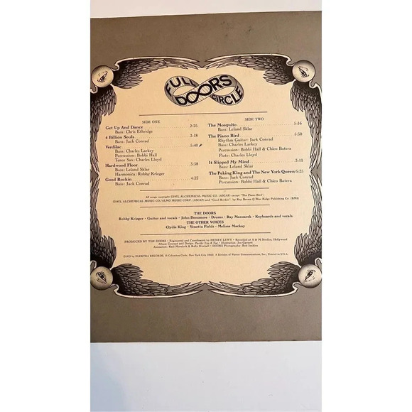 THE‎ DOORS-FULL CIRCLE LP- ORIG 1972 ELETRA Records EKS 75038 CLEAN-PLAY TESTED - Picture 7 of 13